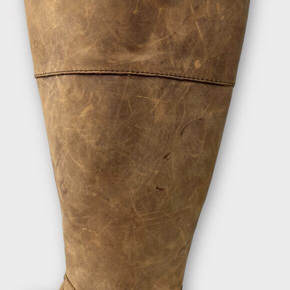 Born Braydon II Distressed Leather Tall Knee High Riding Boots Size 6 NEW - Picture 12 of 15